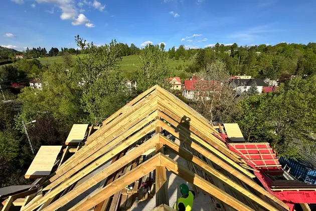 Więźba dachowa, Hotel Premium Wisła